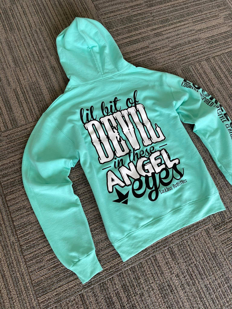 Devil eyes hoodie new arrivals