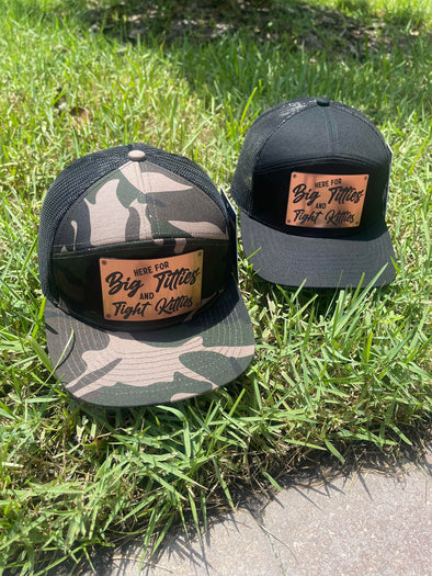 Tight Kitties Brushed Copper Snapback Hat