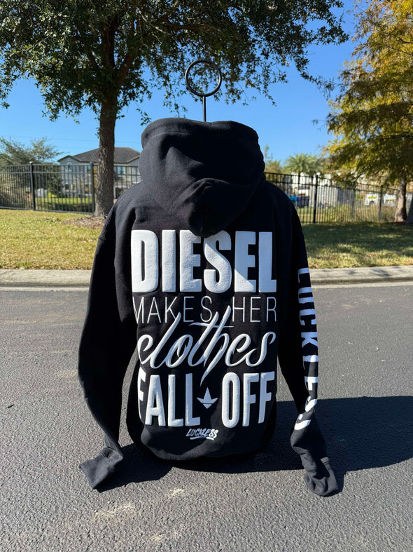 Diesel Makes Her Clothes Fall Off Hoodie