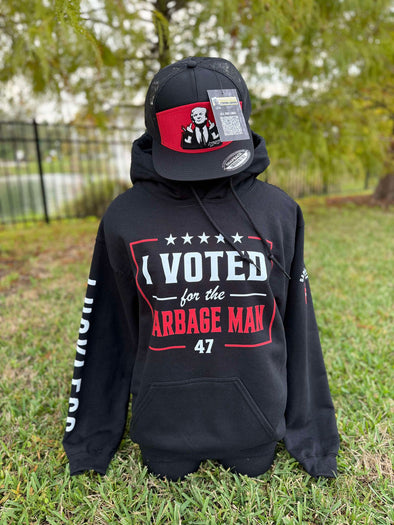 I Voted for the Garbage Man Hoodie