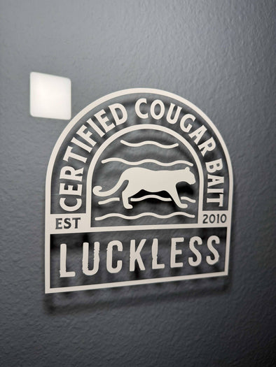 Certified Cougar Bait Sticker Decal