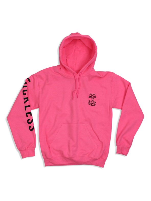 Bad Girl Hoodie Neon Pink