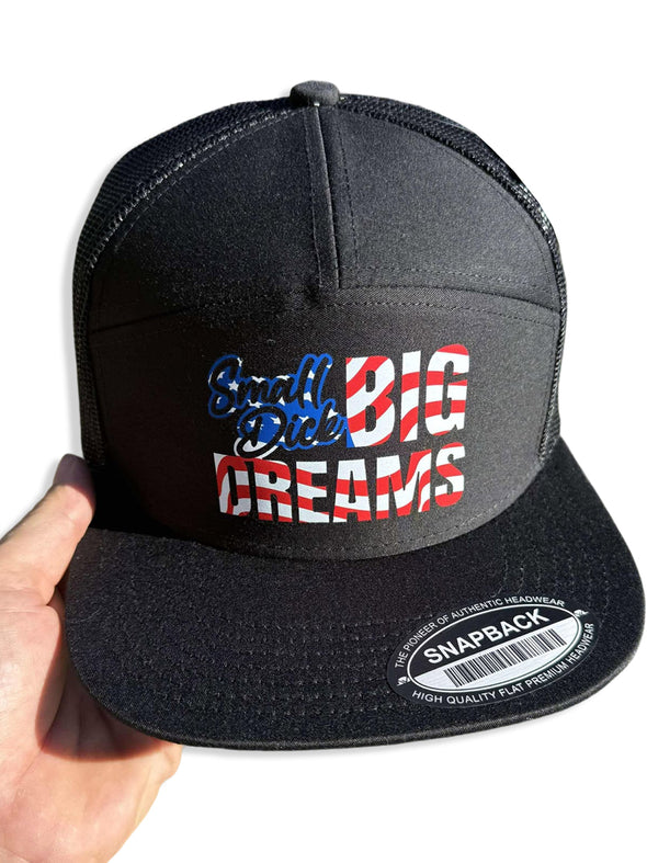 Big Dreams 7 Panel Snapback