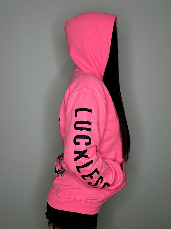 Bad Girl Hoodie Neon Pink