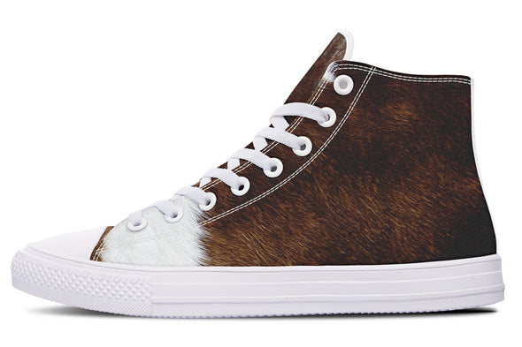 Cowhide High Top