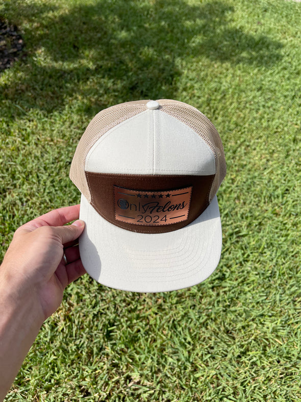 Only Felons Brushed Copper SnapBack Hat