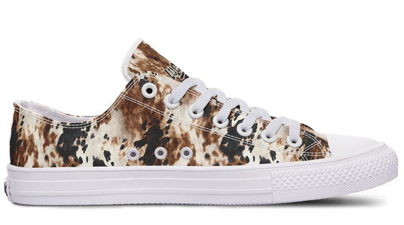 Bleach Cowhide Low Tops