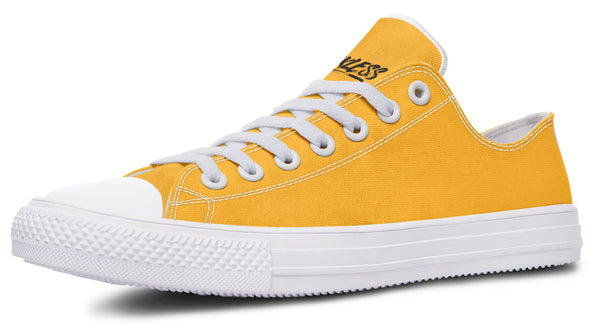 Sunflower And Skulls Yellow Low Tops