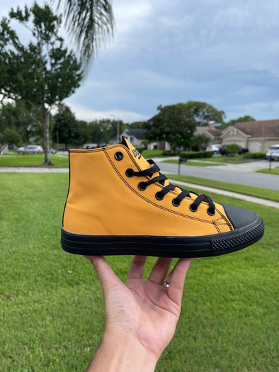 Sunflower And Skulls Yellow High Tops