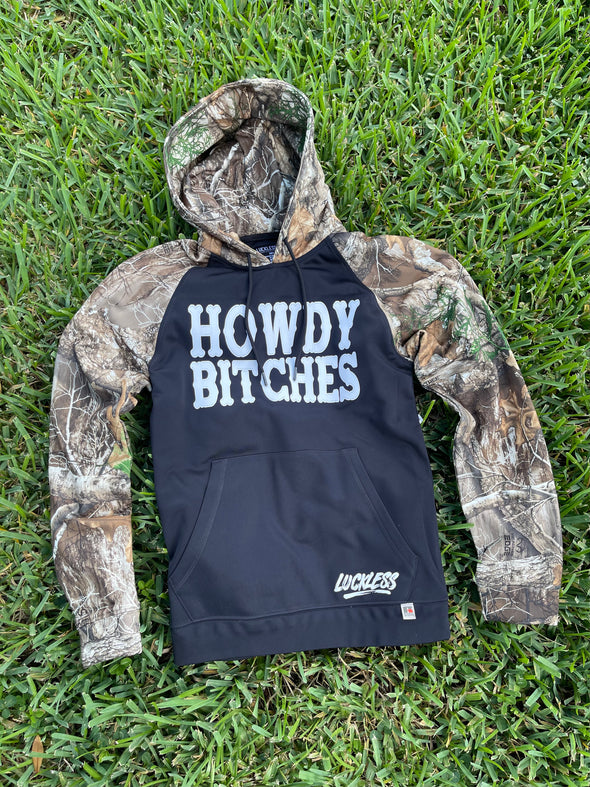 Howdy B*tches Realtree Blocked Hoodie