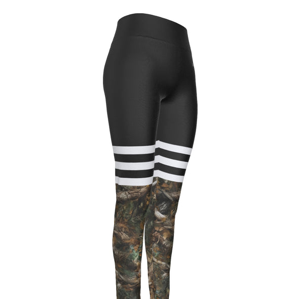 HD Camo Sporty High Waist Leggings | White