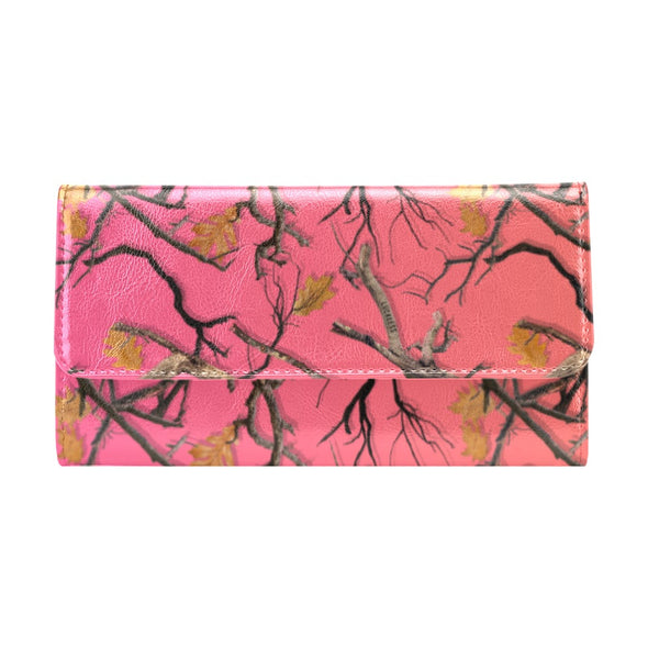 Darlin Camo Trifold Wallet (Multiple Colors) - Luckless Outfitters