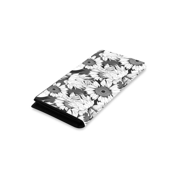 Monochrome Sunflower Women's Wallet