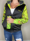 Hi-Vis Camo HEAVY ZIP FLEECE HOODIE - Luckless Outfitters