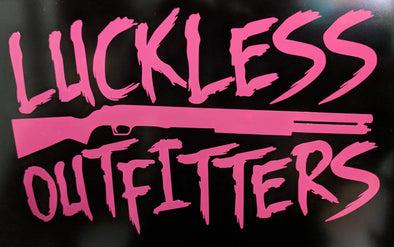 KA Luckless Outfitters Decal (Pink) - Luckless Outfitters - Country - Apparel - Music - Clothing - Redneck - Girl - Women - www.lucklessclothing.com - Matt - Ford Parody - Concert - She Wants the D - Lets Get Dirty - Mud Run - Mudding - 